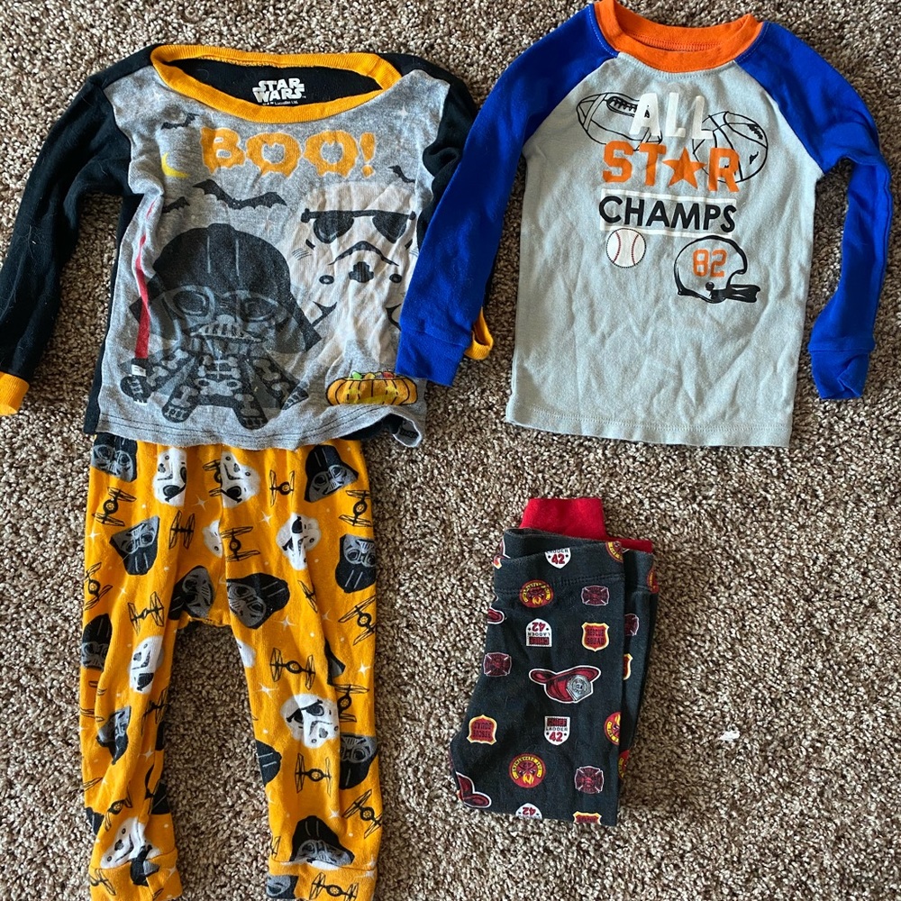 2T Boys Pajamas
